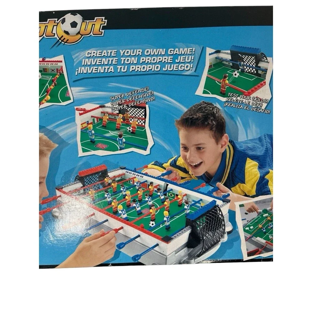 2001 MEGA BLOKS 335 PC SHOOTOUT SOCCER 9180 SET NEW IN BOX- VINTAGE- PLEASE READ